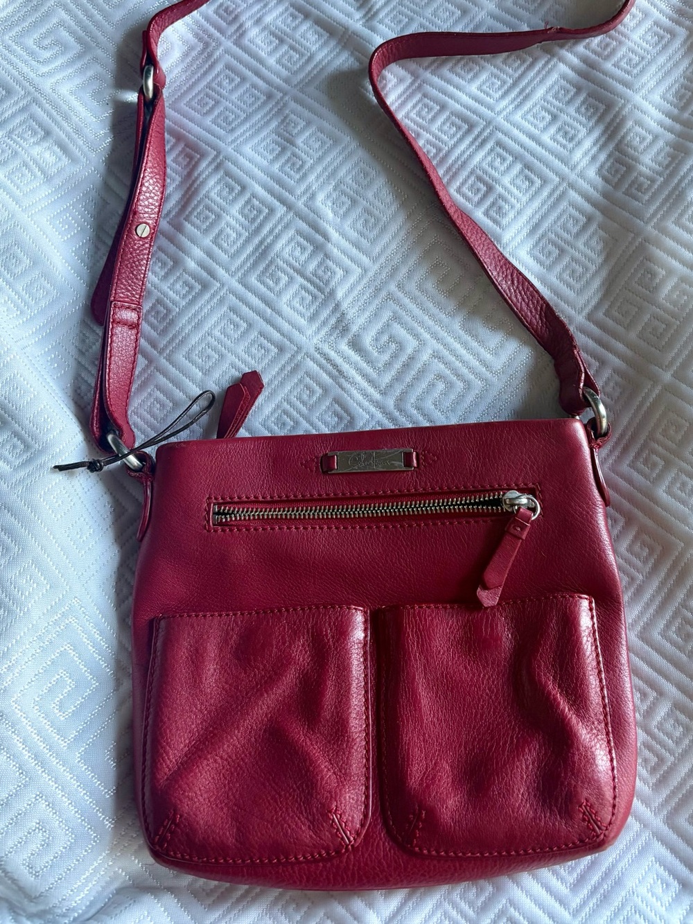Cole Haan Felicity Washed Leather Crossbody Purse